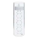 Lumanare LED "Lena", 3 bucati - Transparent, 6x6 cm - Atmosphera