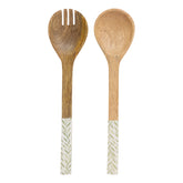 Tacam, salad servers inaya olive set 2 buc - Secret de Gourmet