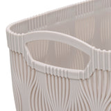 Cos culoarea argilei, Leaf, 3,2 l, L 23 x l 16,7 x H 12 cm, PP