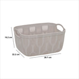 Cos culoarea argilei, Leaf, 6,5 l, L 28,7 x l 22,2 x H 15,2 cm, PP