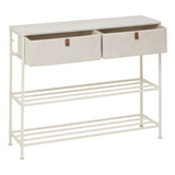 Mobilier depozitare, console 2 draw beige tissa - Five