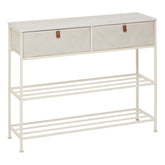 Mobilier depozitare, console 2 draw beige tissa - Five