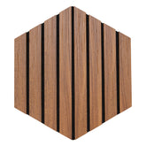 Decoratiune de perete, dark panel hexa colva 30 x 26 cm x3 - Atmosphera