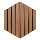 Decoratiune de perete, dark panel hexa colva 30 x 26 cm x3 - Atmosphera