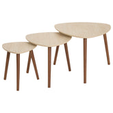 Mobilier interior, mileo coffee table travert set 3 buc - Atmosphera