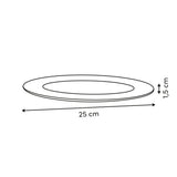 Plate 25 cm print solea disp - Five