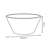 Salad funda 14 cm print eden disp - Five