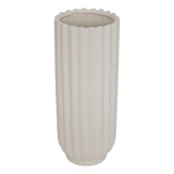 Decor pentru casa, strip vaze fernan alb H36.5 cm - Atmosphera