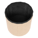 Mobilier interior, jaiko bge boucl fold pouf - Atmosphera