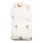 Decoratiune copii, tuft bedset 140 x 200 cm palmtrees - Atmosphera For Kids