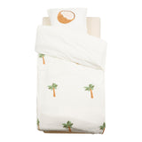 Decoratiune copii, tuft bedset 140 x 200 cm palmtrees - Atmosphera For Kids