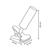 USB LED clip on lamp negru - Smart System