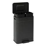 Bin sort stl 2x30l negru nova - Five