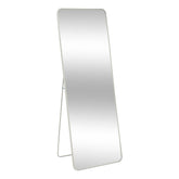 Oglinda cu suport 160 x 56 cm metal culoarea argilei