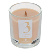 Lumanare parfumata "Numia" - Parfum lemnos, Chihlimbar, 180 g - Atmosphera