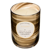 Lumanare parfumata rotunda "Wavy" - Parfum floral, Tonka si lavanda, 275 g - Atmosphera
