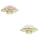 Deco flower ceramica fldr H7 cm - Atmosphera