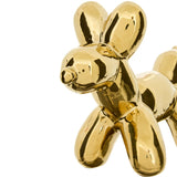 Dog ceramica theo auriu H13,5 cm - Atmosphera