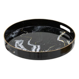 Elya marble pl tray D33 cm - Atmosphera