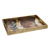 Elya dreptunghiular leaf pl tray - Atmosphera