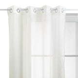 Textila pentru casa, net curt mila alb 140 x 240 cm - Atmosphera