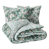 Textila pentru casa, print bedset vegetal 240 x 220 cm - Atmosphera