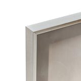 Tablou canvas imprimat inramat Vivi 78 x 78 cm finisaj efect aluminiu Atmosphera
