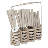 Set tacamuri 24 piese Geo bej - Secret de Gourmet