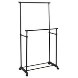 Organizator casa, cuier dbl metal/plastic coaty - Five