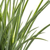 Planta artificiala iarba decorativa in ghiveci impletit, H 48,5 cm