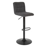 Scuan de bar reglabil,Delek,gri/negru-Atmosphera
