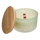 Lumanare parfumata rotunda "Sana" - Parfum fructat, Yuzu ceai verde, 420 g - Atmosphera