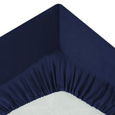 Cearceaf cu elastic albastru ,160x200x30-Atmosphera
