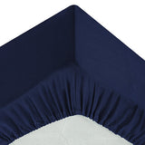 Cearceaf cu elastic albastru ,160x200x30-Atmosphera