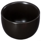 Platou servire lung din bambus cu 4 boluri negre, set 5 piese, L 40 cm