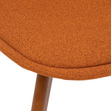 Scaun dining,Baya,Ambra,lemn/textil vintage-Atmosphera
