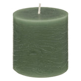 Lumanare rustica "Olia" - Verde eucalipt, 220 g - Atmosphera