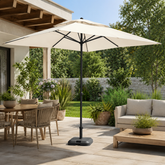 Parasol dreptunghiular inclinabil LOOMPA Antracit