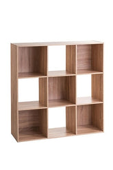Mobilier depozitare, rafturi lemn 9 cpt mix natur - Five