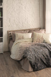 Lenjerie de Pat 2 Persoane Dual Lindon Bej