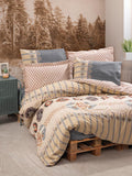 Lenjerie de Pat 2 Persoane Ethnic Dakota Gri