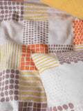Lenjerie de Pat 2 Persoane din Flanel Palm Mustar