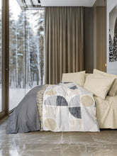 Lenjerie de Pat 2 Persoane Modern Formo Bej