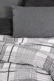 Lenjerie de Pat 2 Persoane Modern Will Antracit