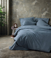 Lenjerie de Pat 2 Persoane Plain Antracit