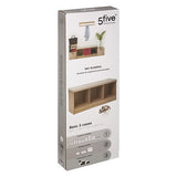 Mobilier depozitare, banca lemn 3 cpt mix natur - Five