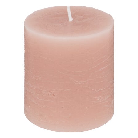 Lumanare rustica "Olia" - Roz deschis, 220 g - Atmosphera