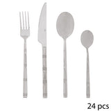 Set tacamuri inox 24 piese borah - Secret de Gourmet