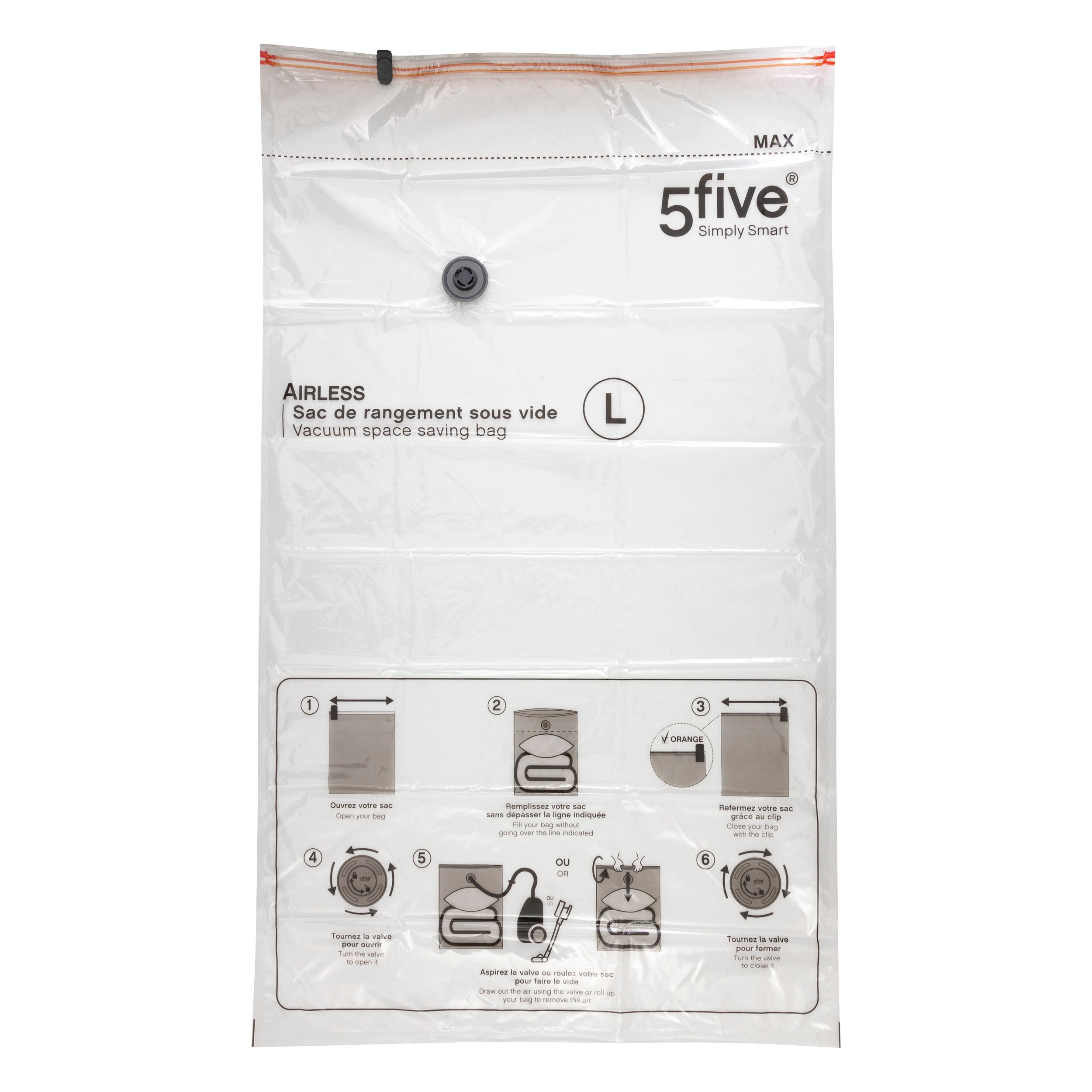 Set 2 saci vacuum Airless - Five