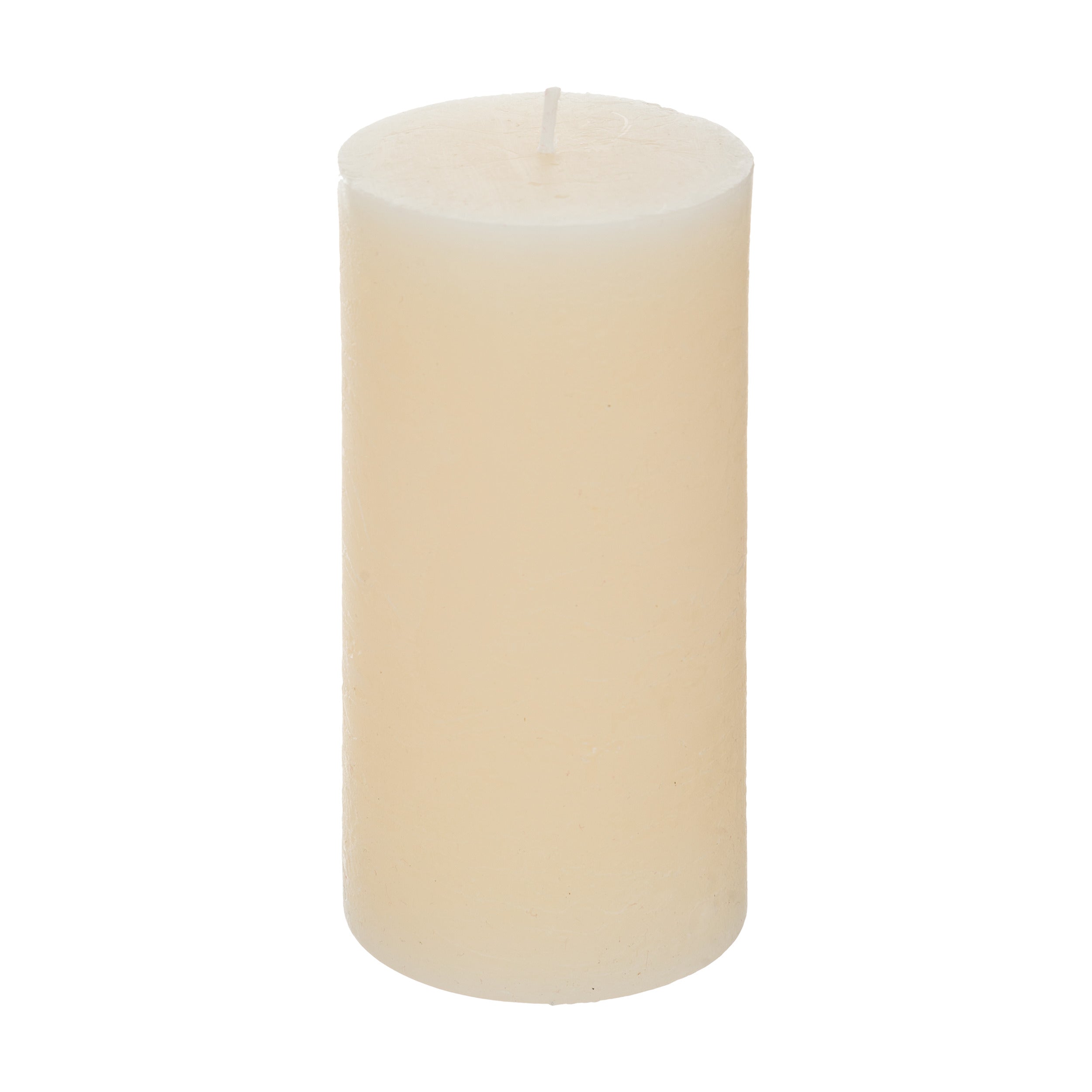 Lumanare rotunda "Olia" - Alb fildes, 445 g - Atmosphera